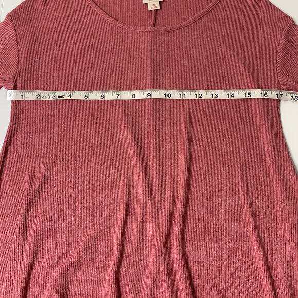 MOSSIMO SUPPLY CO NWOT Pink Long Sleeve Blouse Small - Picture 6 of 7